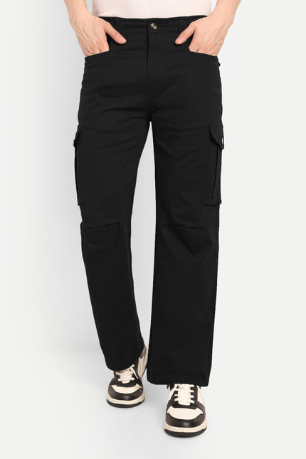 Oxford - Onyx Black Cotton Cargo