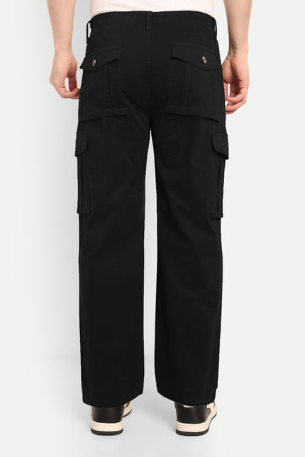 Oxford - Onyx Black Cotton Cargo