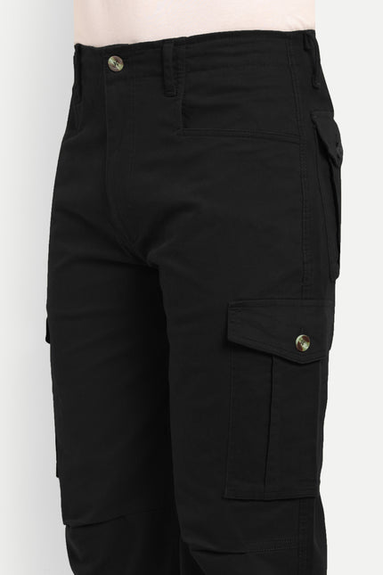 Oxford - Onyx Black Cotton Cargo