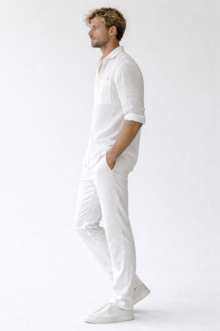 Hope - White Linen Shirt