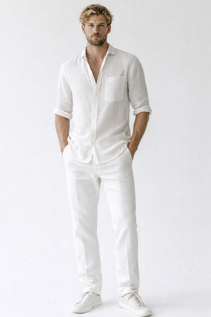 Hope - White Linen Shirt