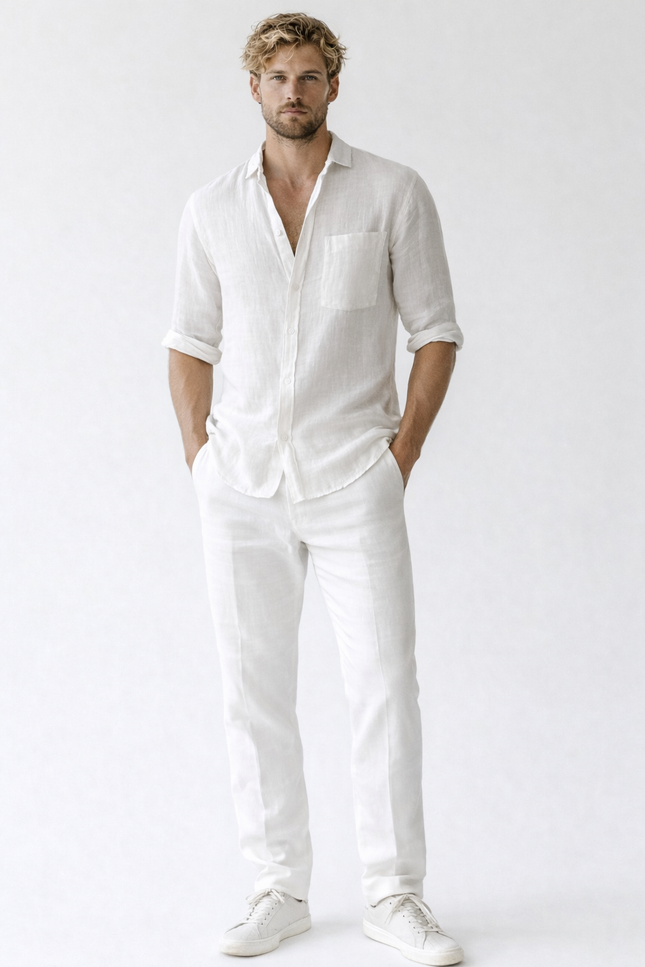 Hope - White Linen Shirt