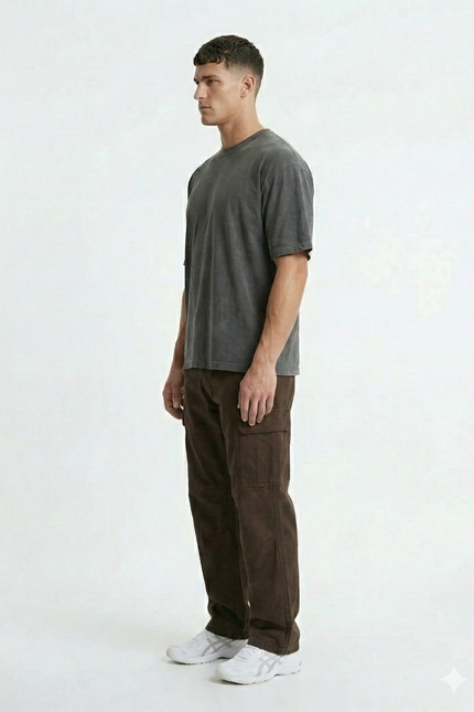 Ranger -  Mocha Brown Cotton Cargo