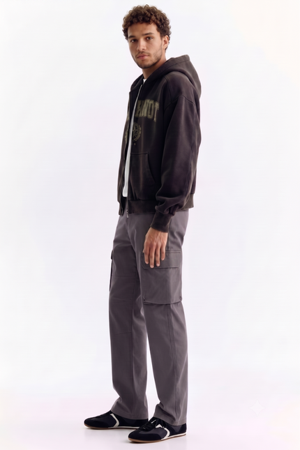 HM - X - Grey Nylon Cargo