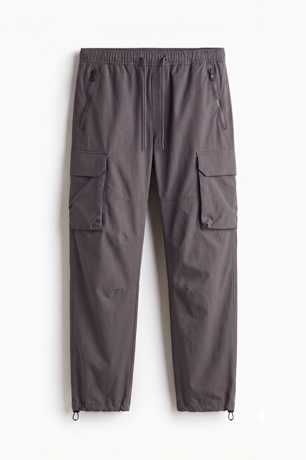 HM - X - Grey Nylon Cargo