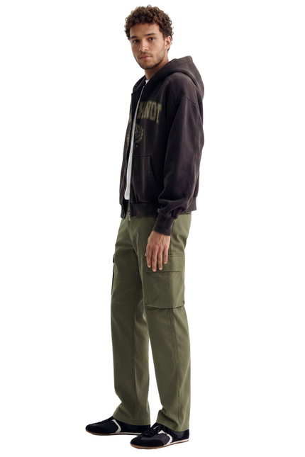 HM - X - Olive Green Nylon Cargo