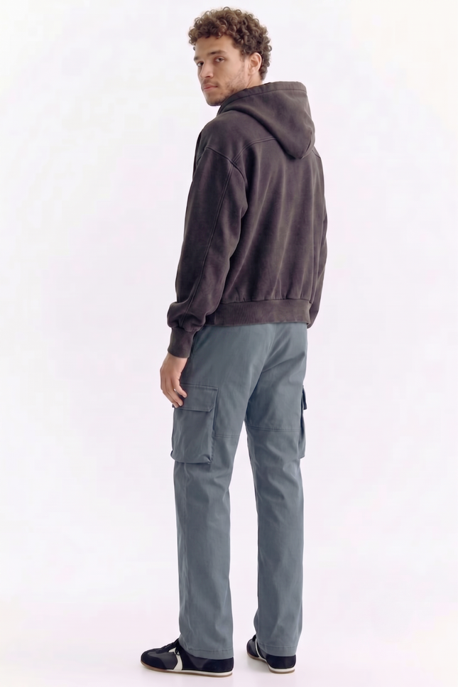 HM - X - Airforce Blue Nylon Cargo