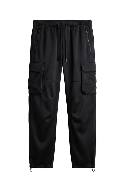 HM - X - Black Nylon Cargo