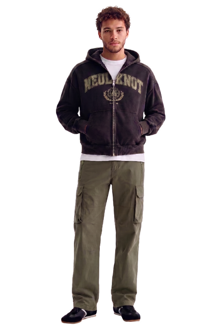 HM - X - Olive Green Nylon Cargo